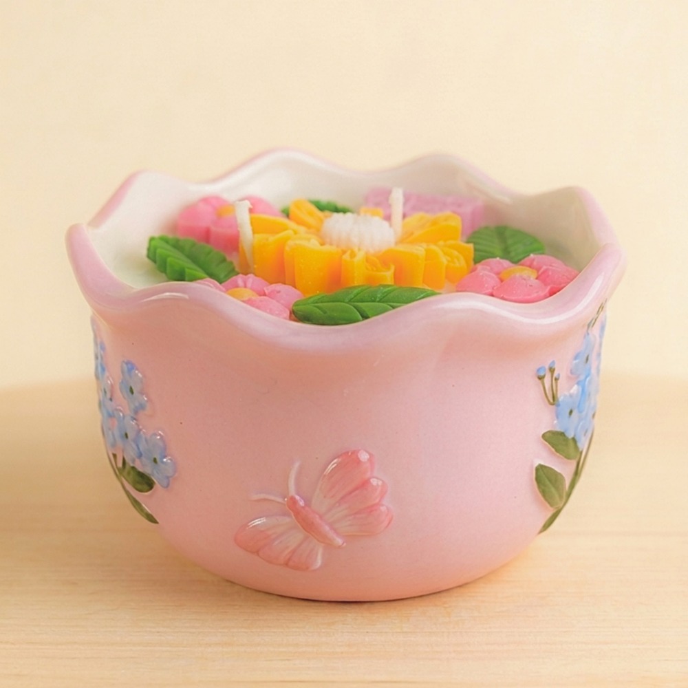 Rose Chérie — Vela artesanal Sweet Home
